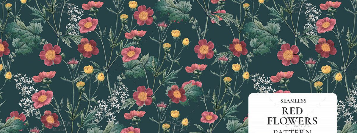 Red-Flowers-Pattern
